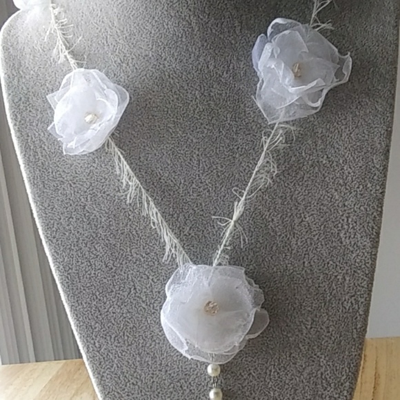 Organza Flowers  Hand  Crafted by Alicia L - Picture 3 of 7